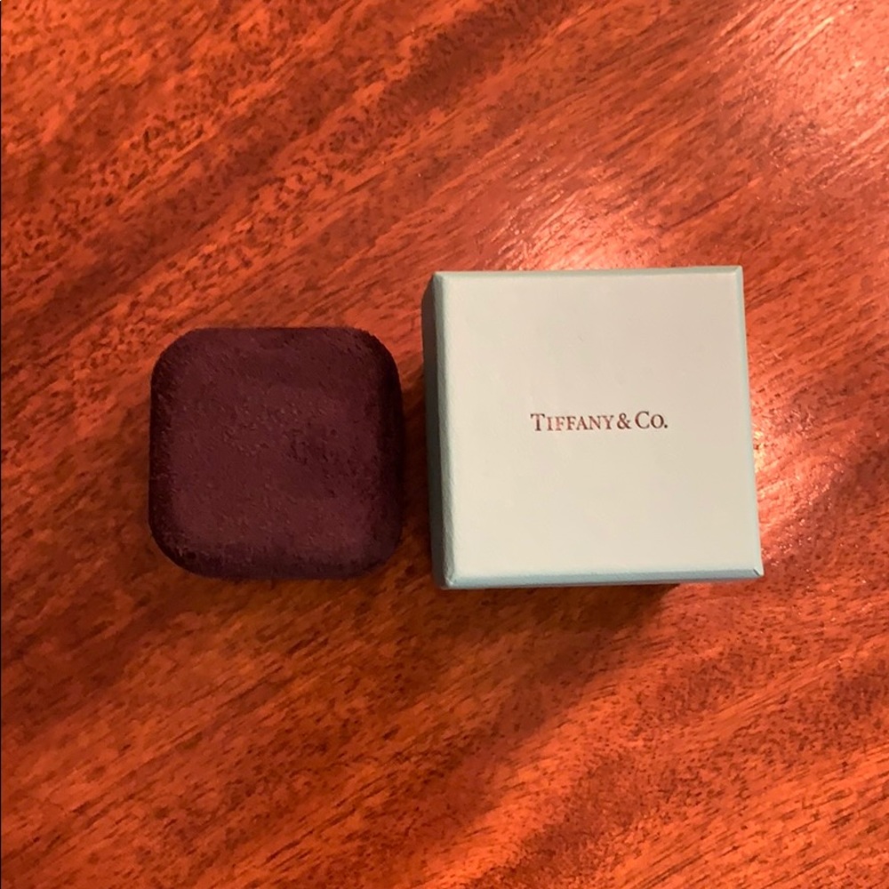 Tiffany & Co ring box and Tiffany blue box